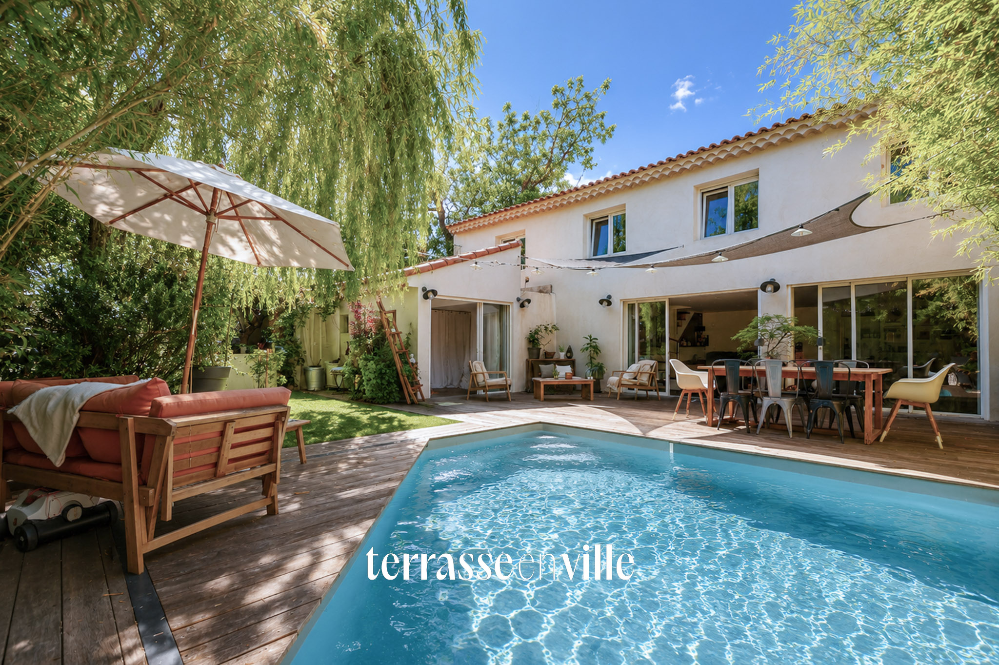 EXCLUSIVITÉ - BOIS LUZY - MAISON - 170 M2 - TERRASSE - JARDIN - 190 M2 - PISCINE - 790 000 €