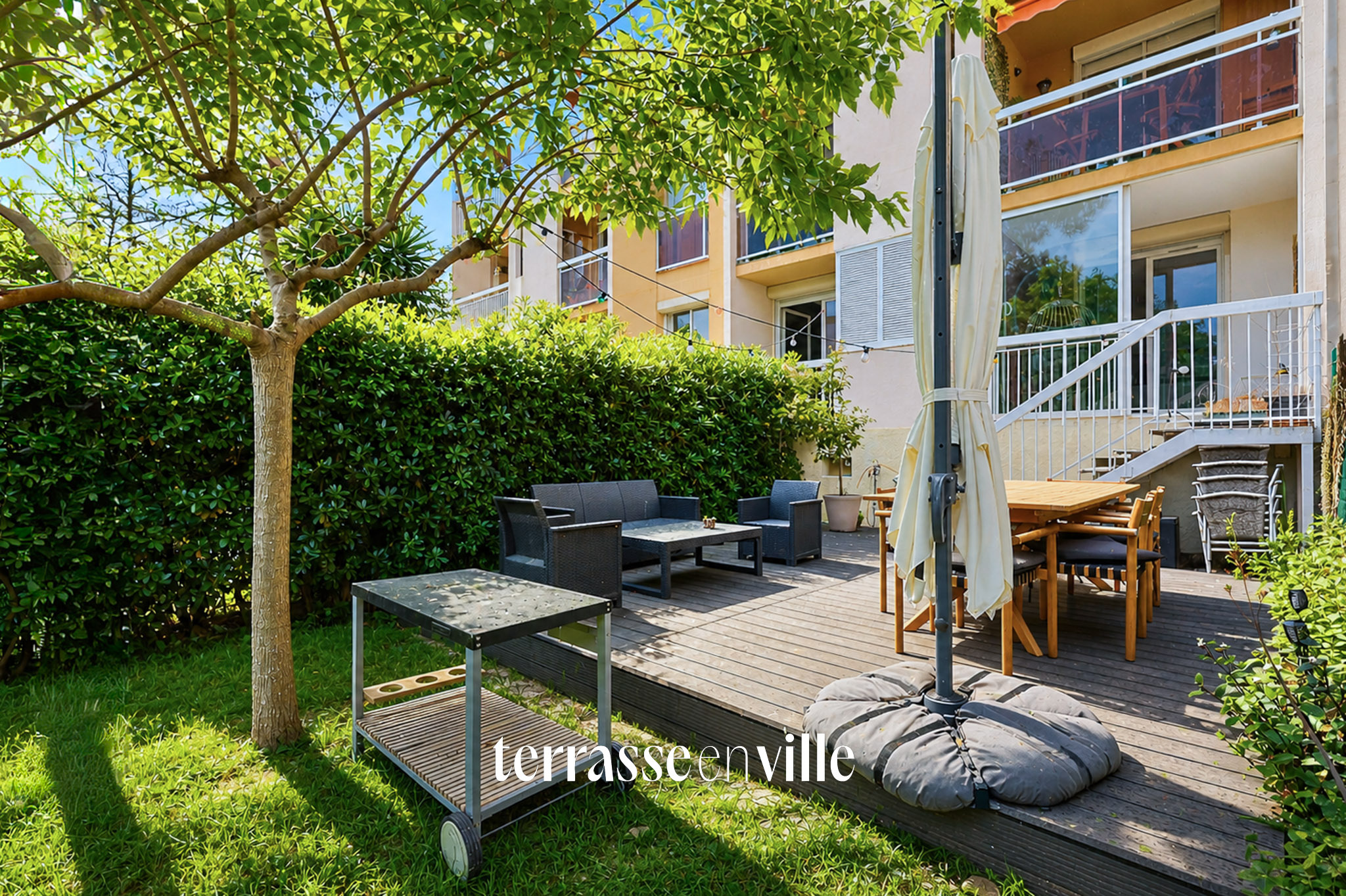 FOURRAGERE - APPARTEMENT T2 - 52m2 - JARDIN - TERRASSE - CAVE - 240 000€