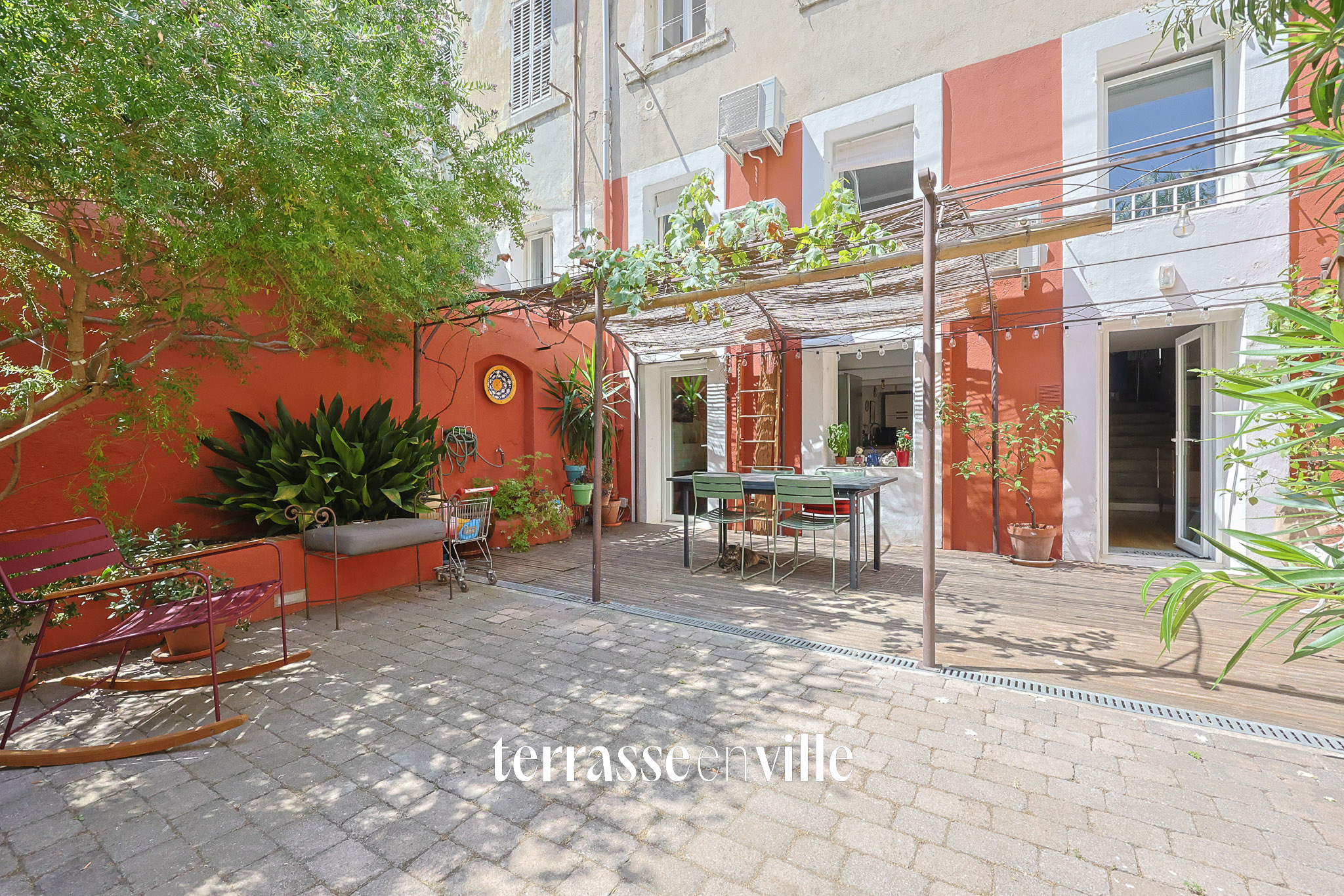 PARADIS - VAUBAN - T4 - TERRASSE - MAISON DE FOND - 530 000€