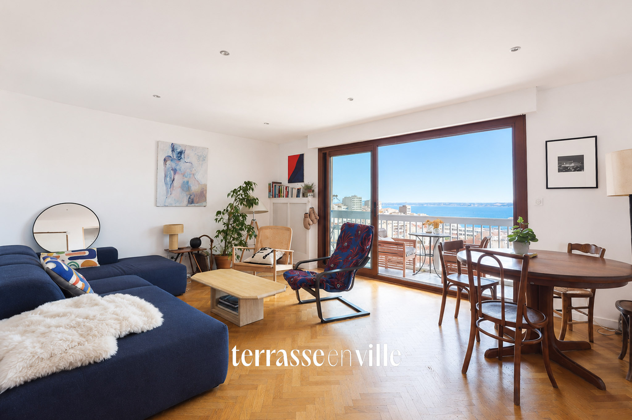 BOMPARD - T3 - TERRASSE - VUE MER ET NOTRE DAME DE LA GARDE - BOX - 695 000 €