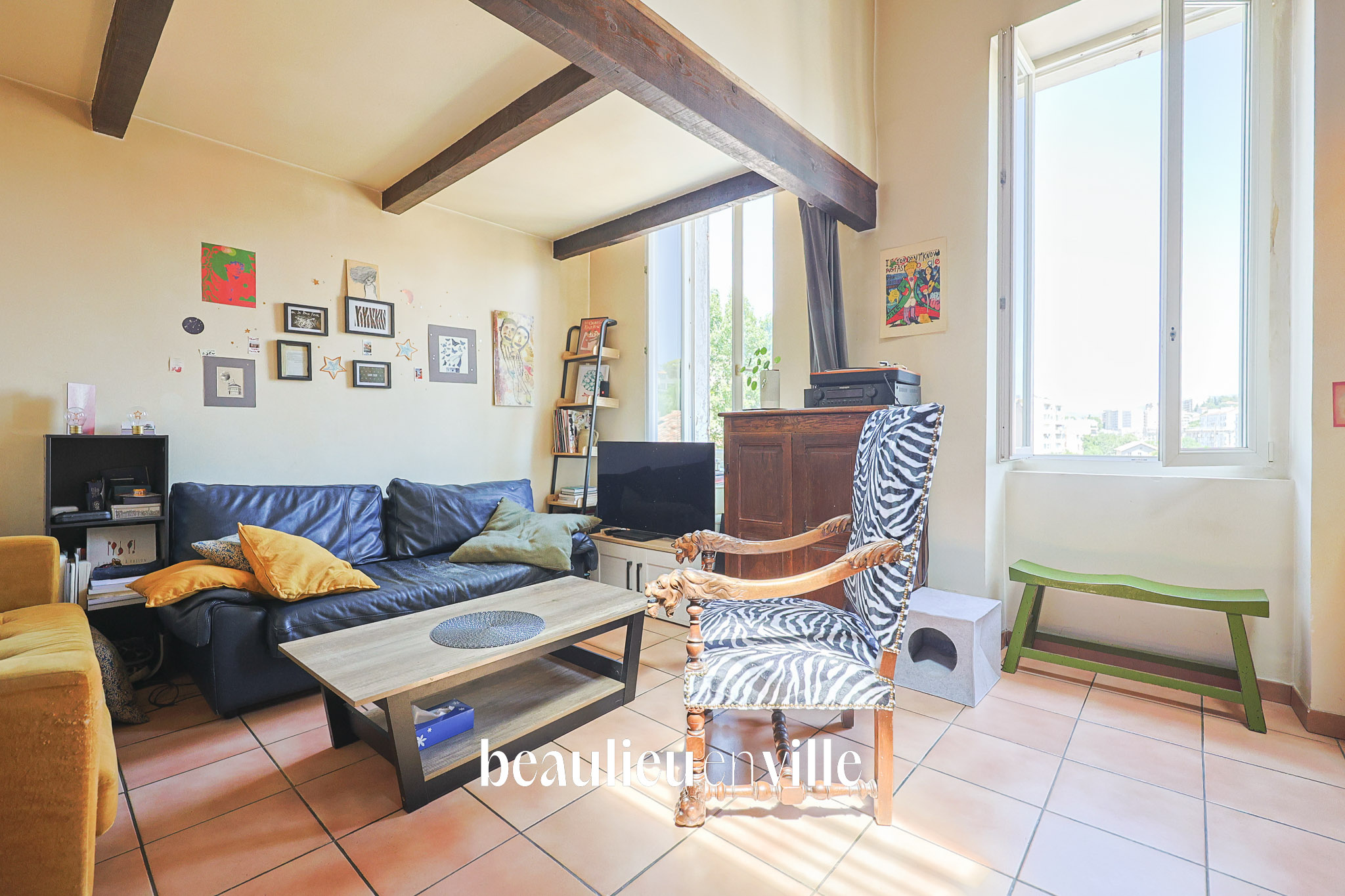 Exclusivité - Duplex sous les toits - dernier étage - vue dégagée - T3 68m2 - 13004 - Marseille Blancarde