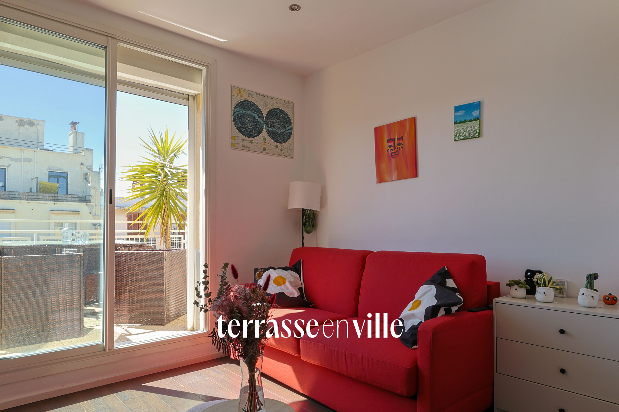 EXCLUSIVITÉ - CINQ AVENUES - T3 - TERRASSES - DERNIER ETAGE- 250 000 EUROS