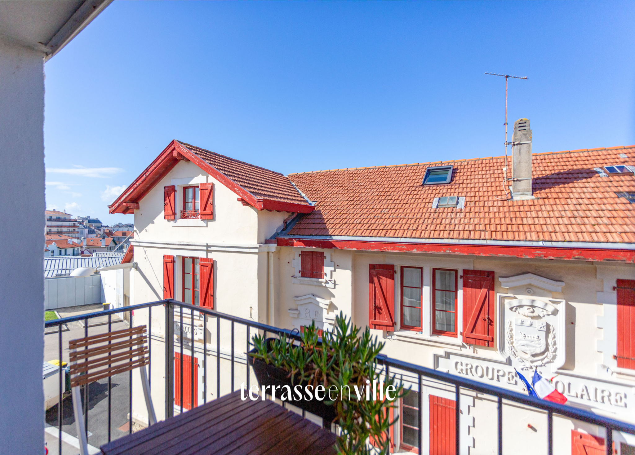BIARRITZ CENTRE VILLE - DERNIER ETAGE - T3 - 67M2 - BALCON - 422 000 €