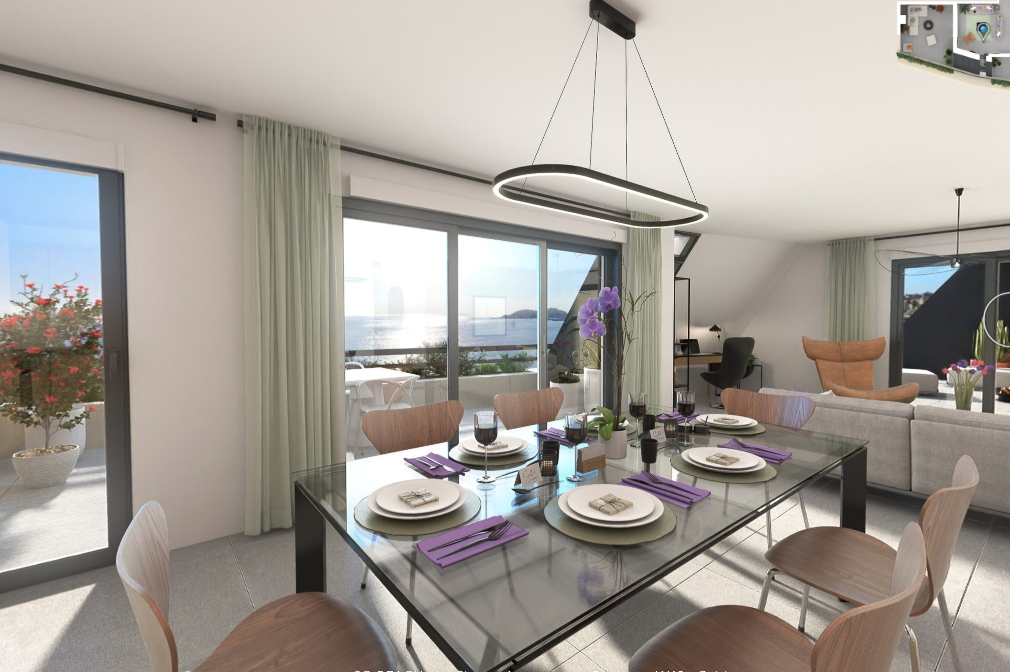 LUXUEUX T2 - VUE MER - 47M2 - TERRASSE 13M2 - 520 856€
