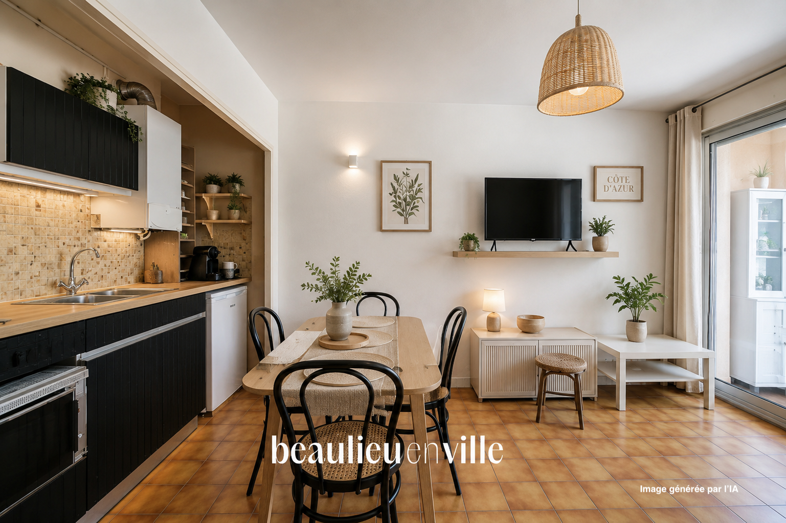 BANDOL - CENTRE-VILLE - GRAND STUDIO 30 M2 - LOGGIA - PROCHE PORT ET PLAGES
