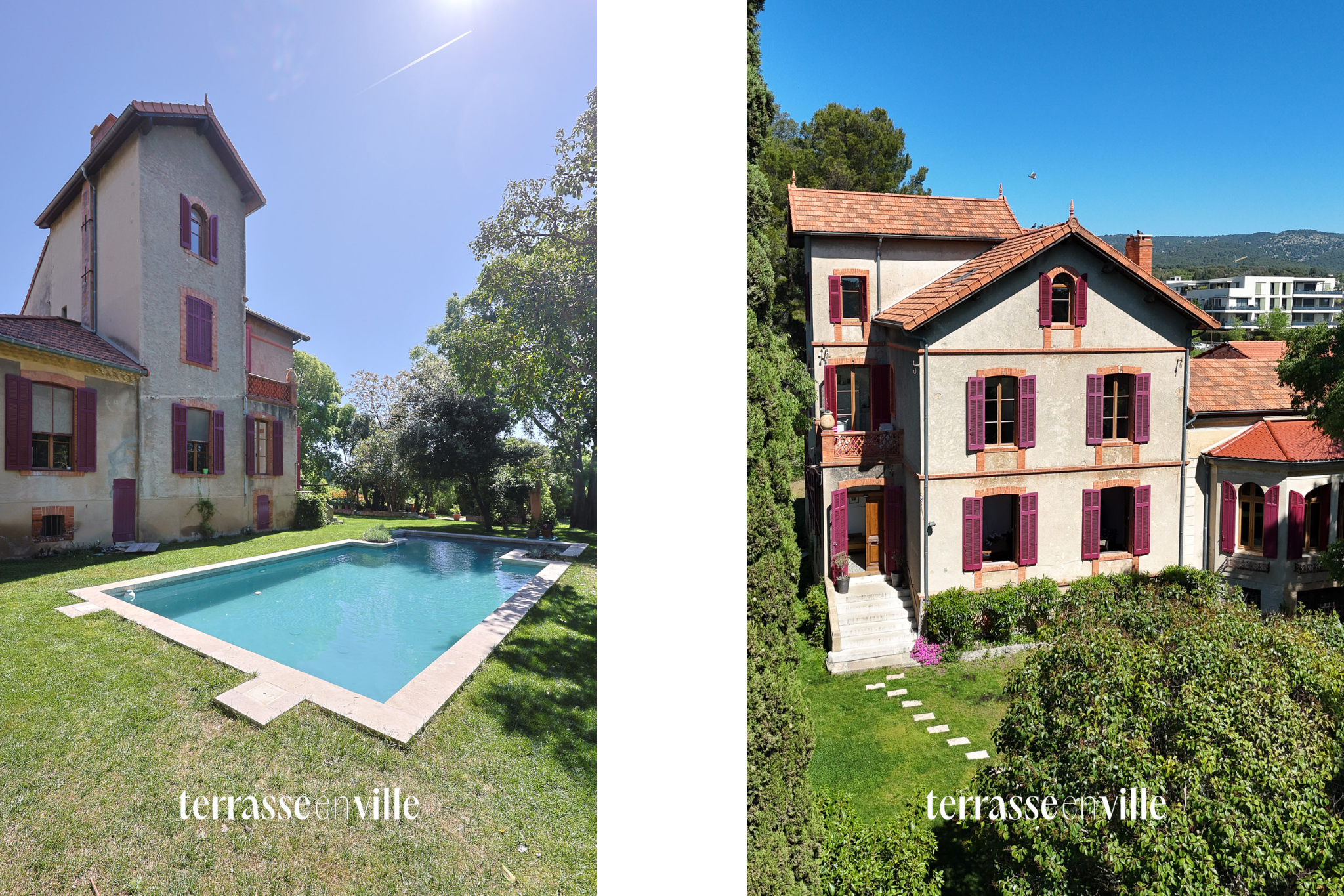 LA CIOTAT - MAISON DE MAÎTRE 1820 225 M2 - 6 CHAMBRES - PISCINE 11X5 - GARAGE 50M2 - PARC ARBORÉ 5 000 M2