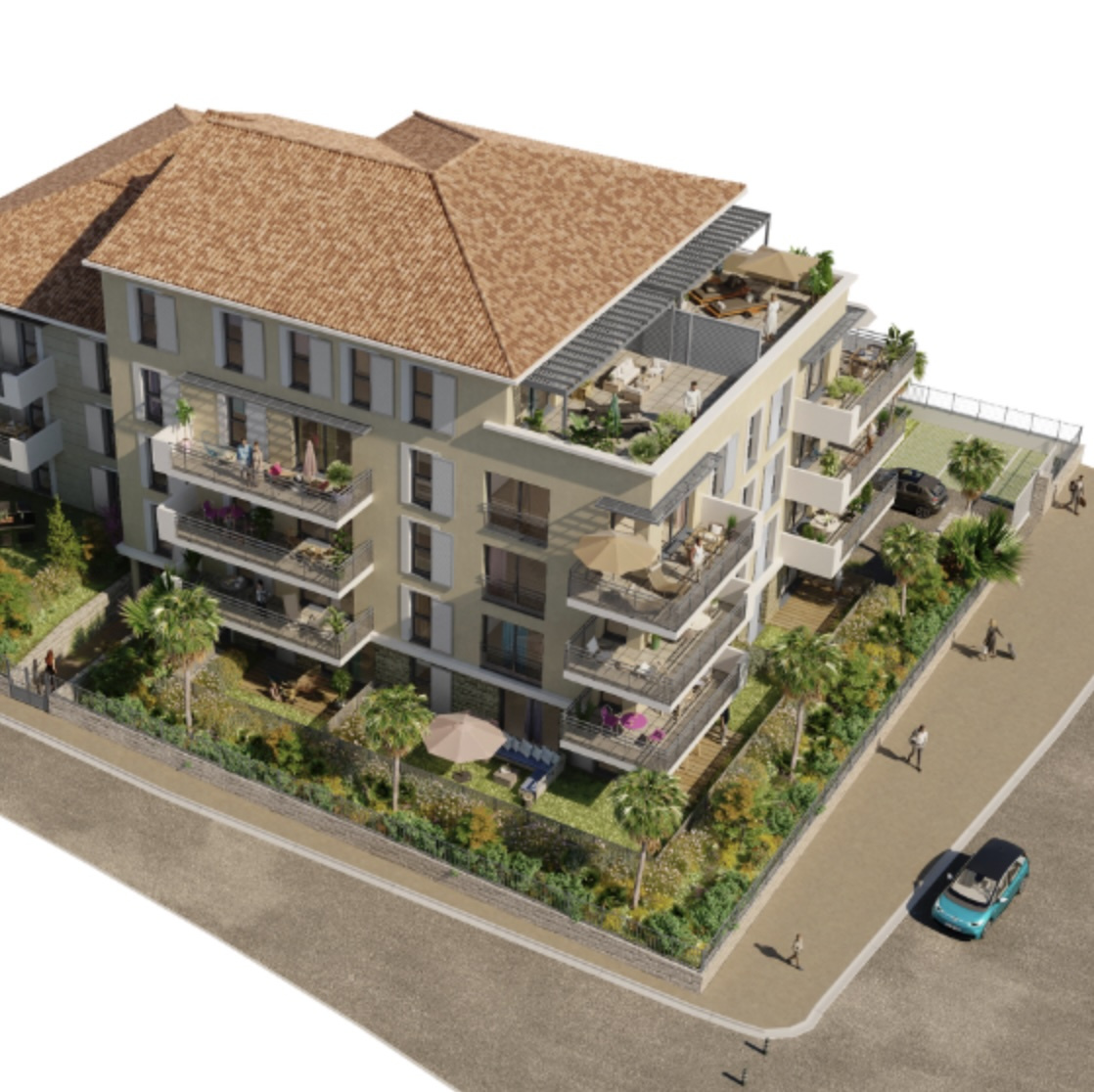 T2    BALCON   PARKING   LA CIOTAT   Proche commodités