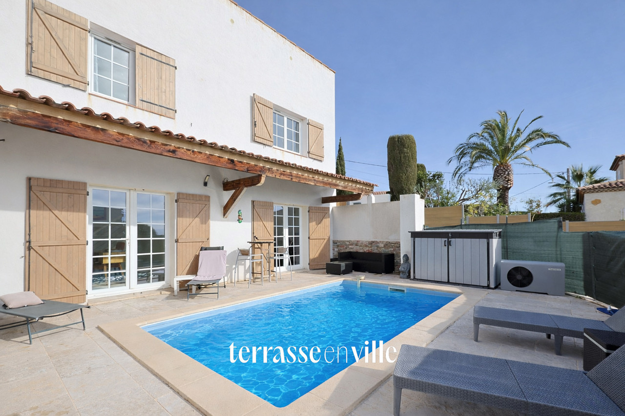 maison Bandol quartier Bellevue 4 chambres piscine vue mer